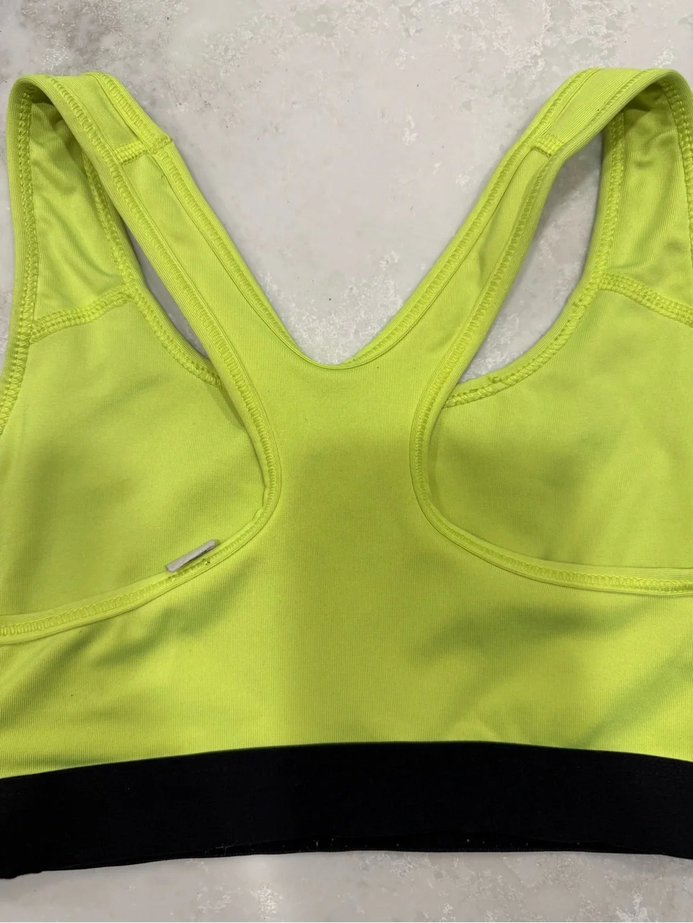 Nike Neon Yellow Fitness Sports Bra